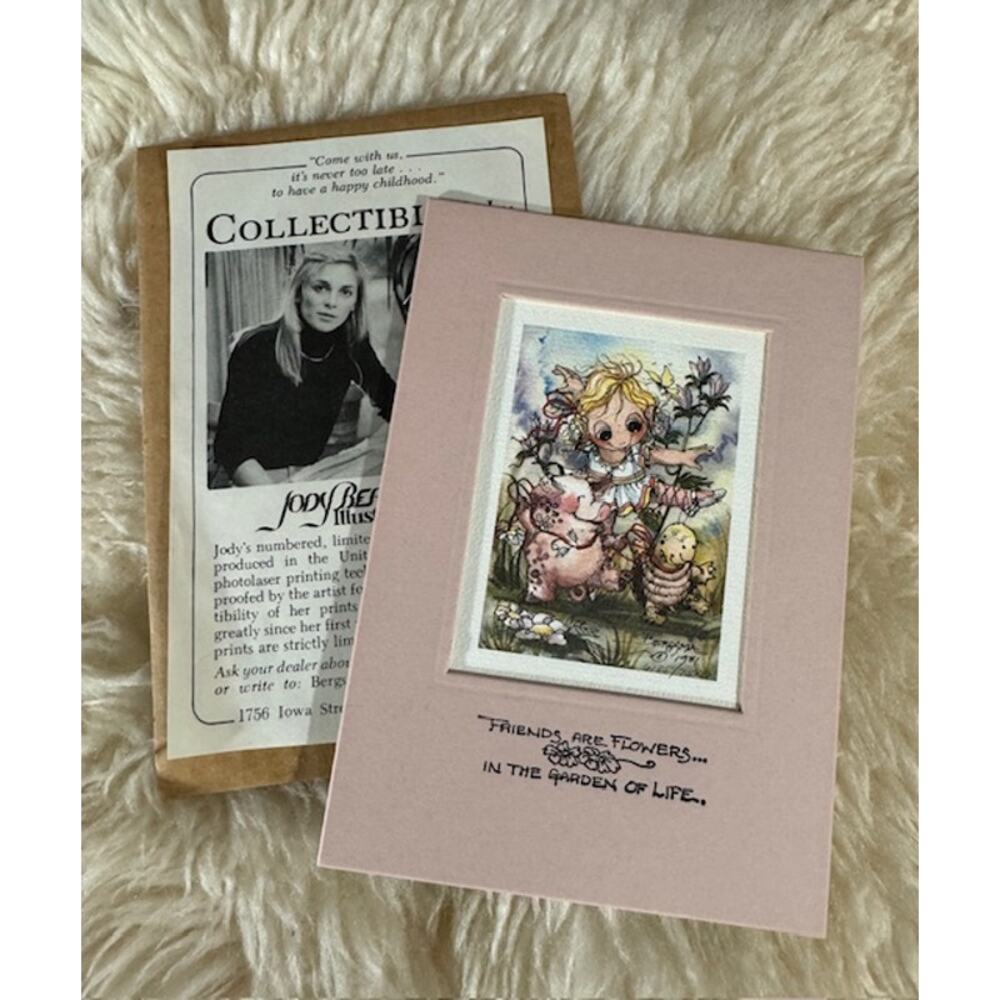Vintage Jody Bergsma Signed Print